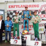 ADAC Kart Masters Kerpen Siegerehrung KF3 Rennen 2